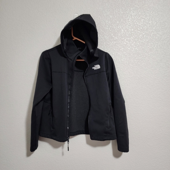 THE NORTH FACE Noemi Hooded‎ Softshell in TNF Black neoprene feel size Small - Picture 7 of 10